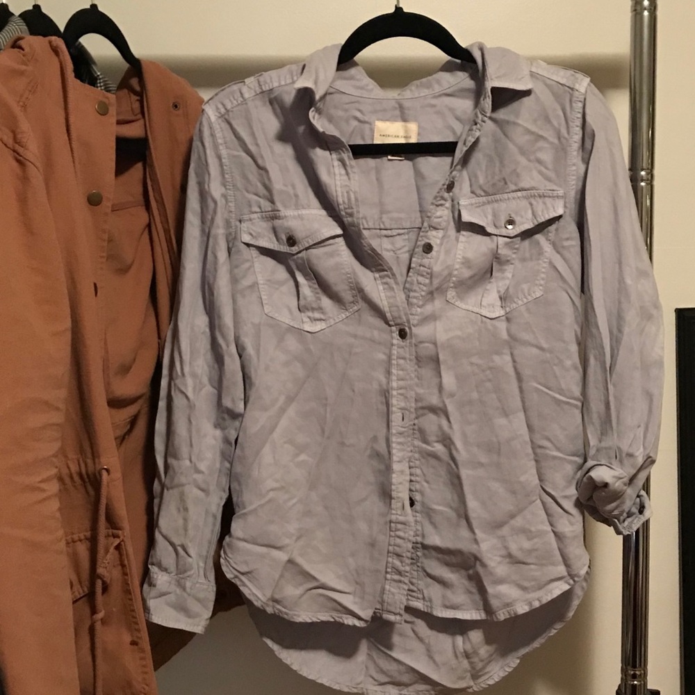 Blue button down shirt - Picture 2 of 2